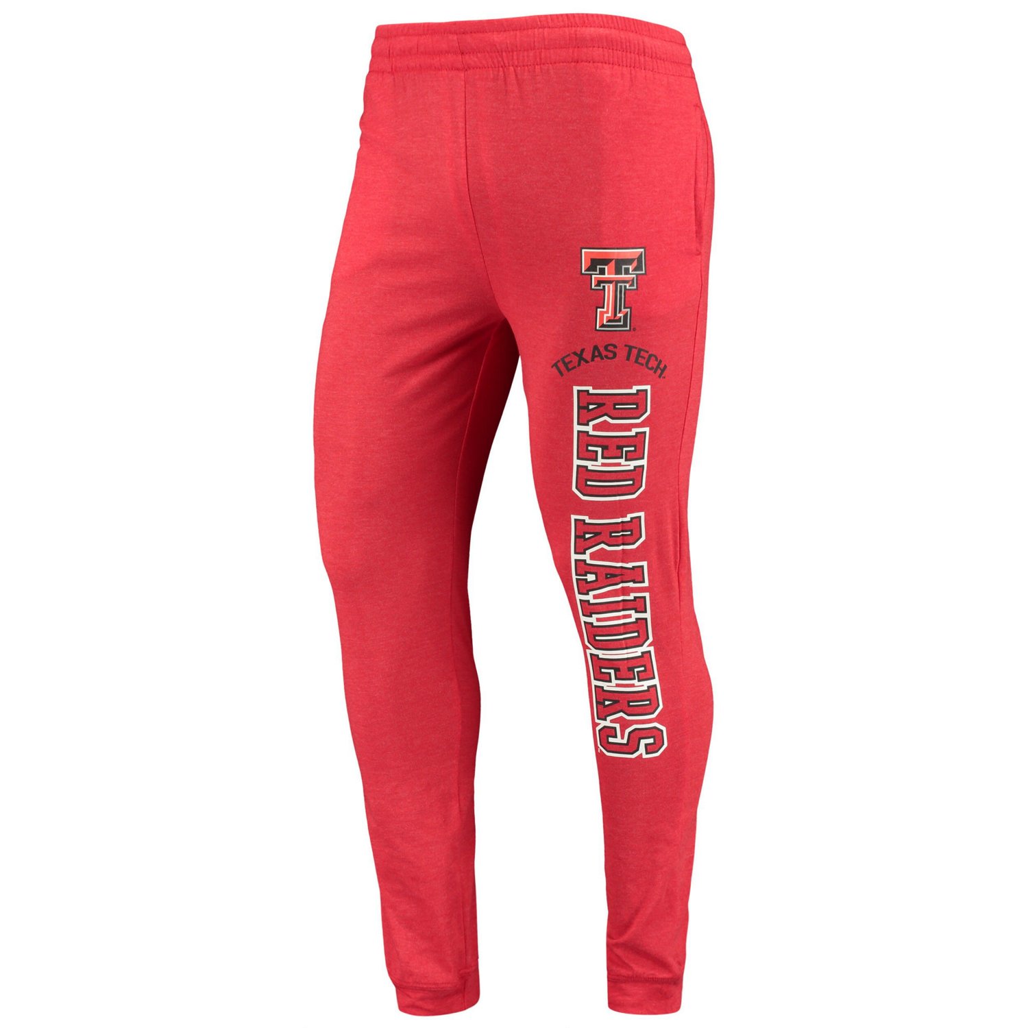 Concepts Sport Heather Charcoal Texas Tech Raiders Meter Long Sleeve Hoodie Top  Jogger Pajama Set - view number 4
