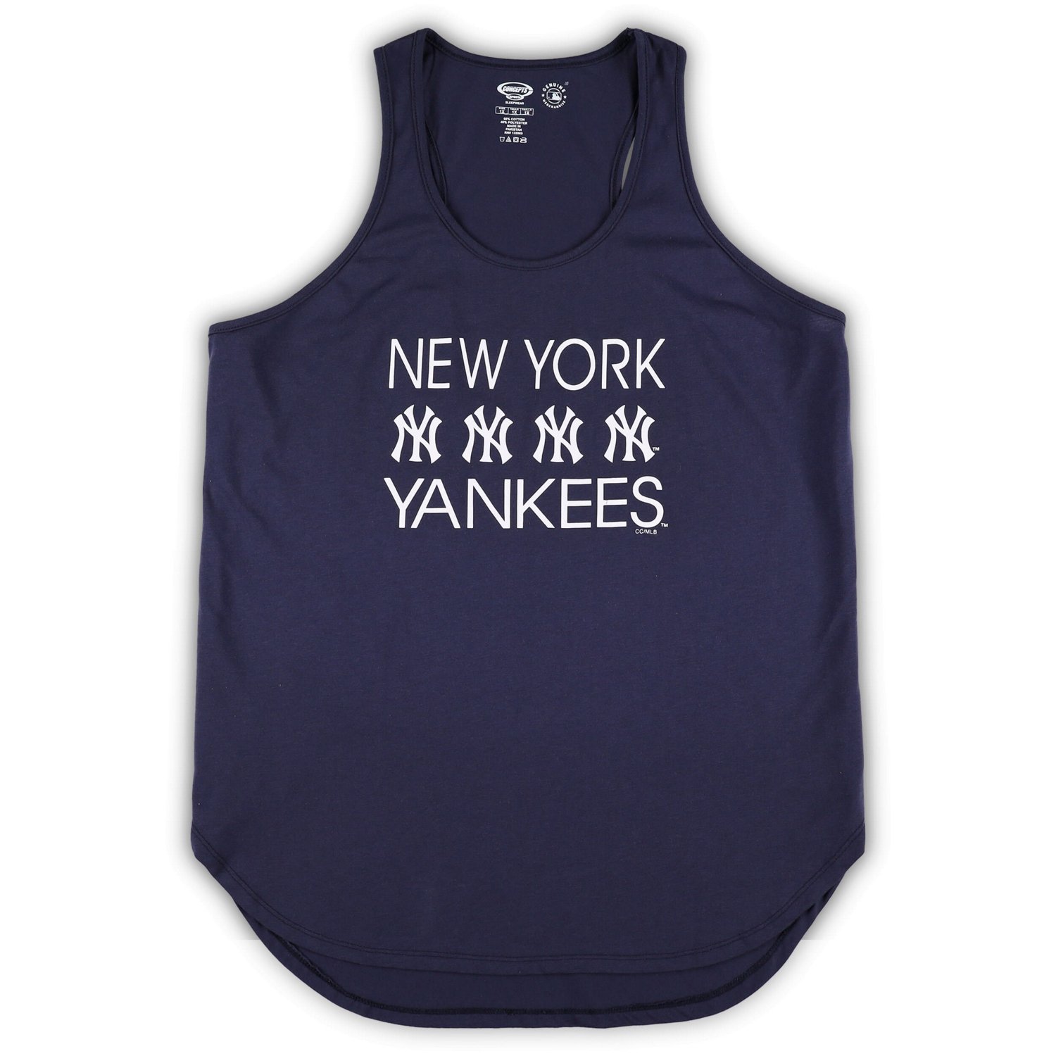 Concepts Sport Heather Gray New York Yankees Plus Size Meter Tank Top  Pants Sleep Set - view number 2