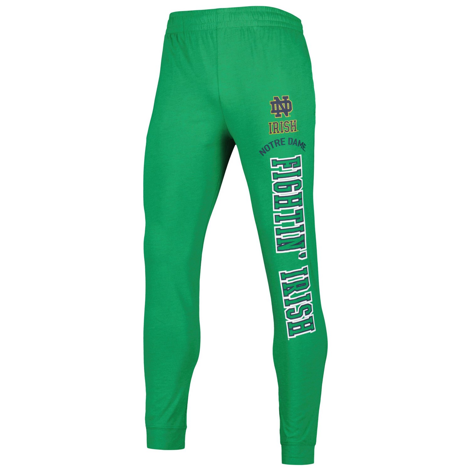 Concepts Sport Heather /Heather Charcoal Notre Dame Fighting Irish Meter Long Sleeve Hoodie T-Shirt  Jogger Pajama Set