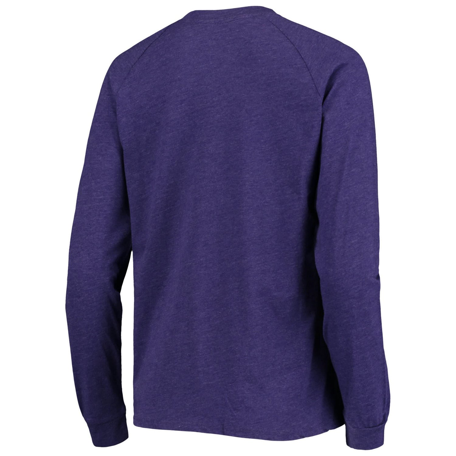 Concepts Sport Heathered /Heathered Purple Los Angeles Lakers Raglan Long Sleeve T-Shirt  Shorts Sleep Set                       - view number 3