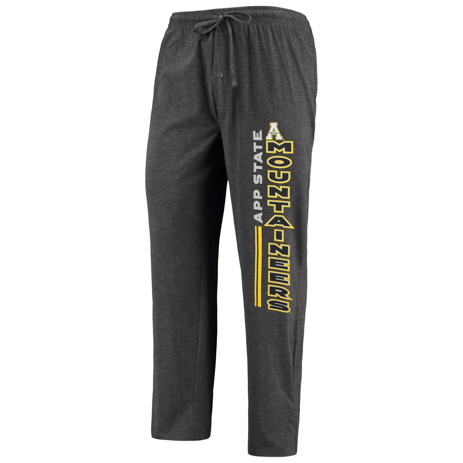 Concepts Sport Heathered Charcoal Appalachian State Mountaineers Meter T-Shirt  Pants Sleep Set