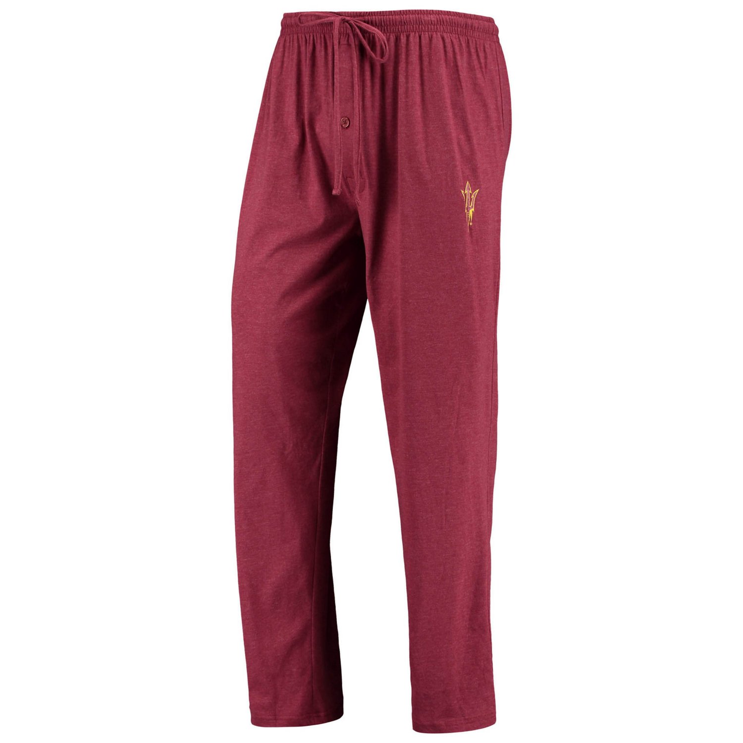 Concepts Sport Heathered Charcoal Arizona State Sun Devils Meter Long Sleeve T-Shirt  Pants Sleep Set                            - view number 4