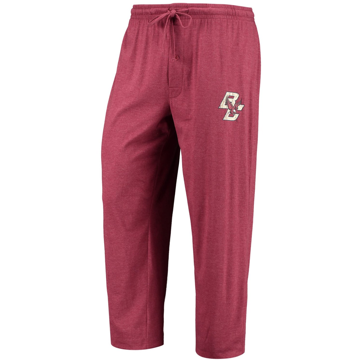 Concepts Sport Heathered Charcoal Boston College Eagles Meter Long Sleeve T-Shirt  Pants Sleep Set                               - view number 4