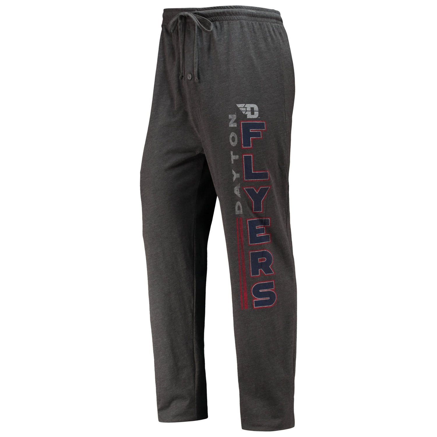 Concepts Sport Heathered Charcoal Dayton Flyers Meter T-Shirt  Pants Sleep Set - view number 4