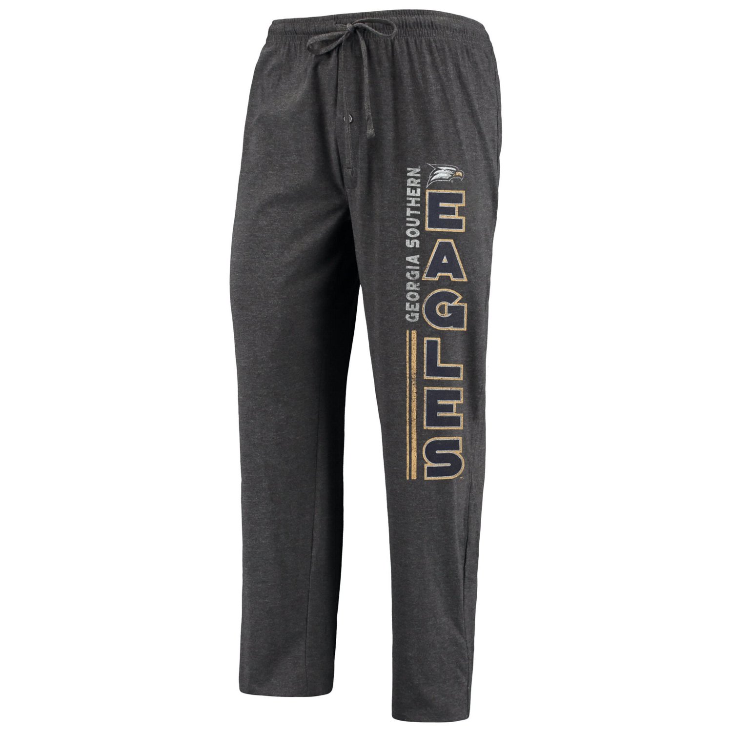 Concepts Sport Heathered Charcoal Georgia Southern Eagles Meter T-Shirt  Pants Sleep Set - view number 4