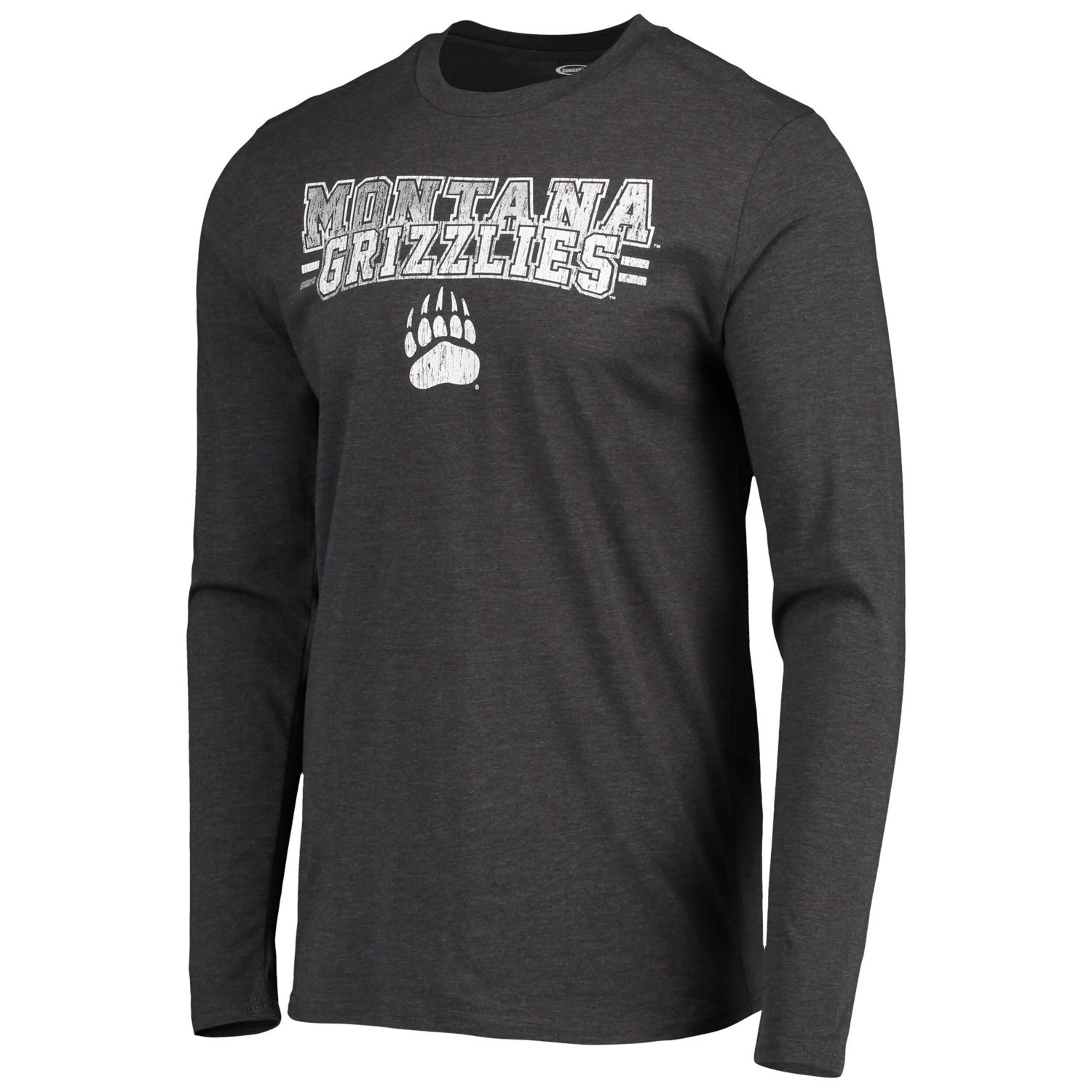 Concepts Sport Heathered Charcoal Montana Grizzlies Meter Long Sleeve T-Shirt  Pants Sleep Set - view number 2