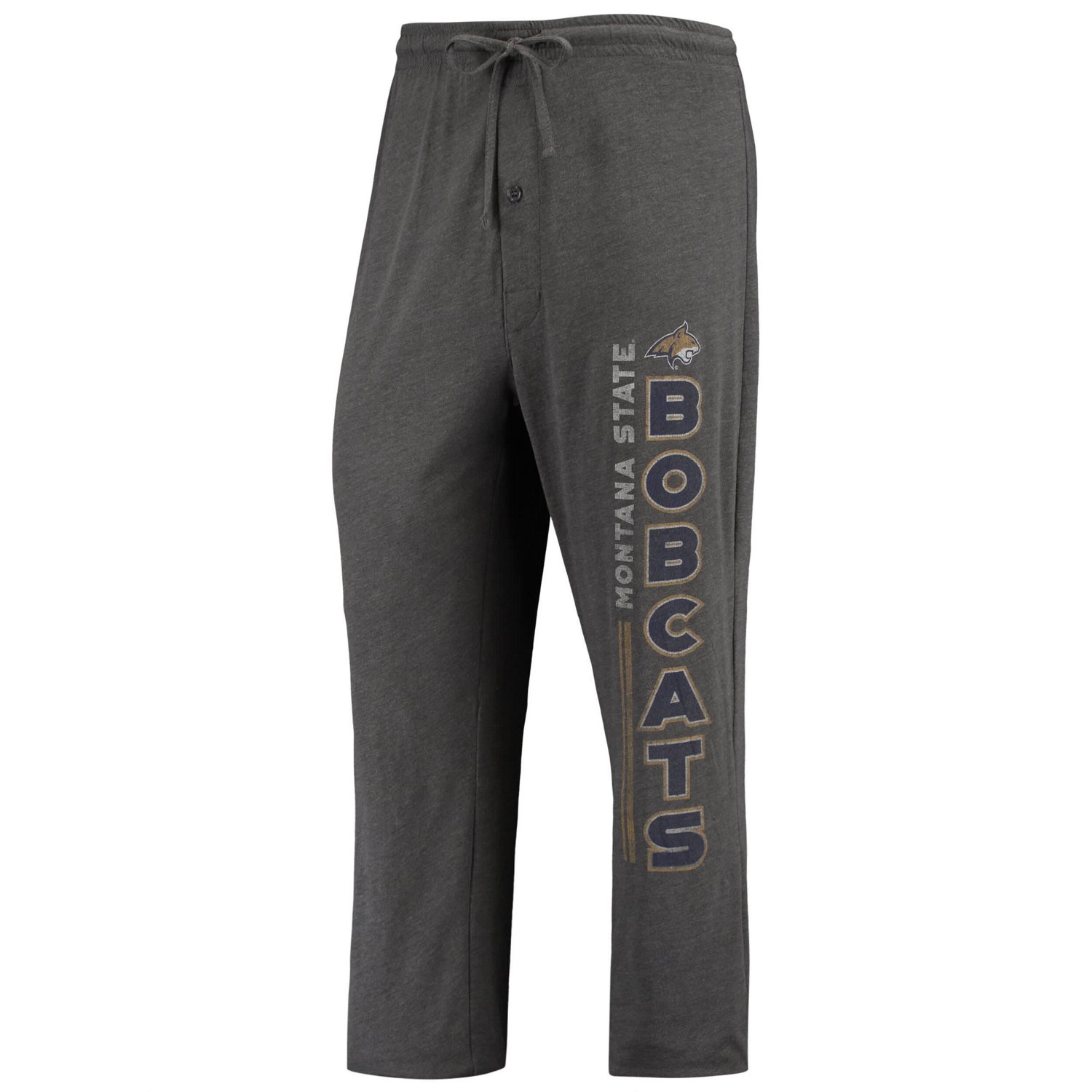 Concepts Sport Heathered Charcoal Montana State Bobcats Meter T-Shirt  Pants Sleep Set                                           - view number 4