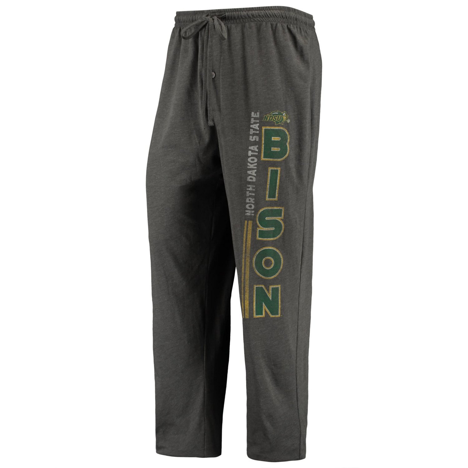 Concepts Sport Heathered Charcoal NDSU Bison Meter T-Shirt  Pants Sleep Set                                                      - view number 4
