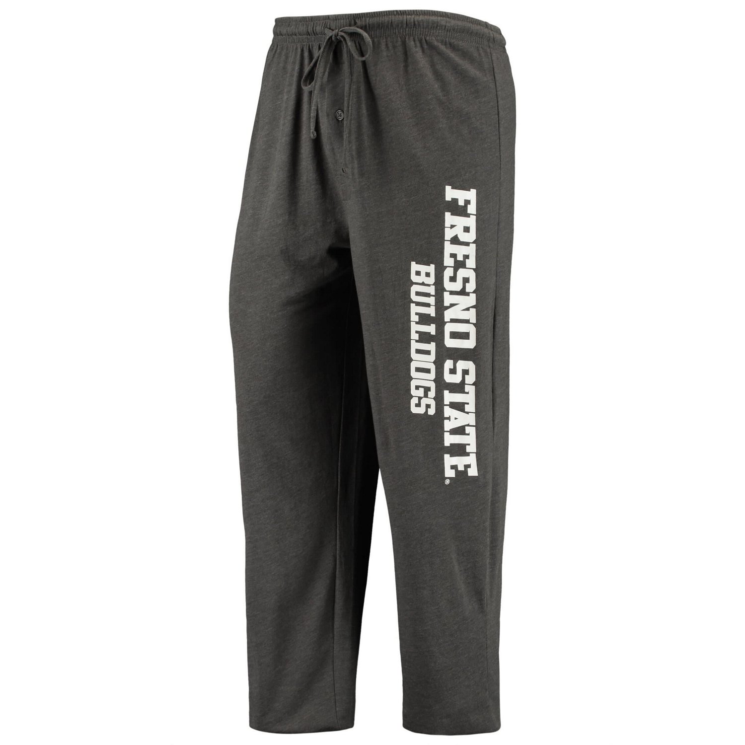 Concepts Sport Heathered Charcoal/ Fresno State Bulldogs Meter T-Shirt  Pants Sleep Set - view number 4