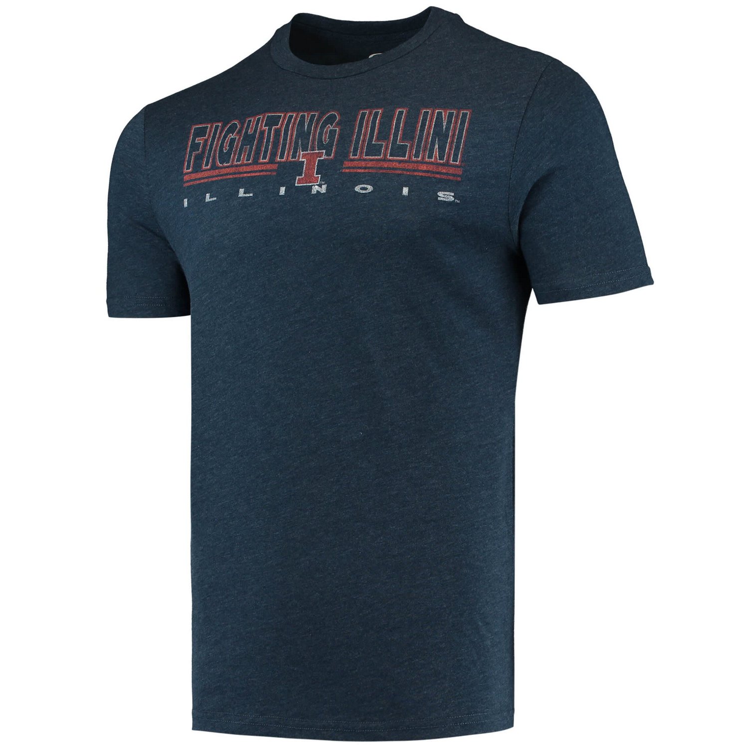 Concepts Sport Heathered Charcoal/ Illinois Fighting Illini Meter T-Shirt  Pants Sleep Set - view number 2