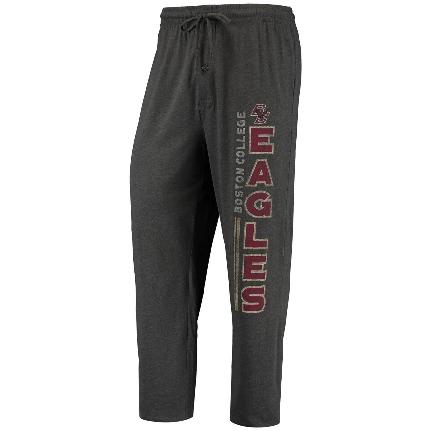 Concepts Sport Heathered Charcoal/Maroon Boston College Eagles Meter T-Shirt  Pants Sleep Set - view number 4