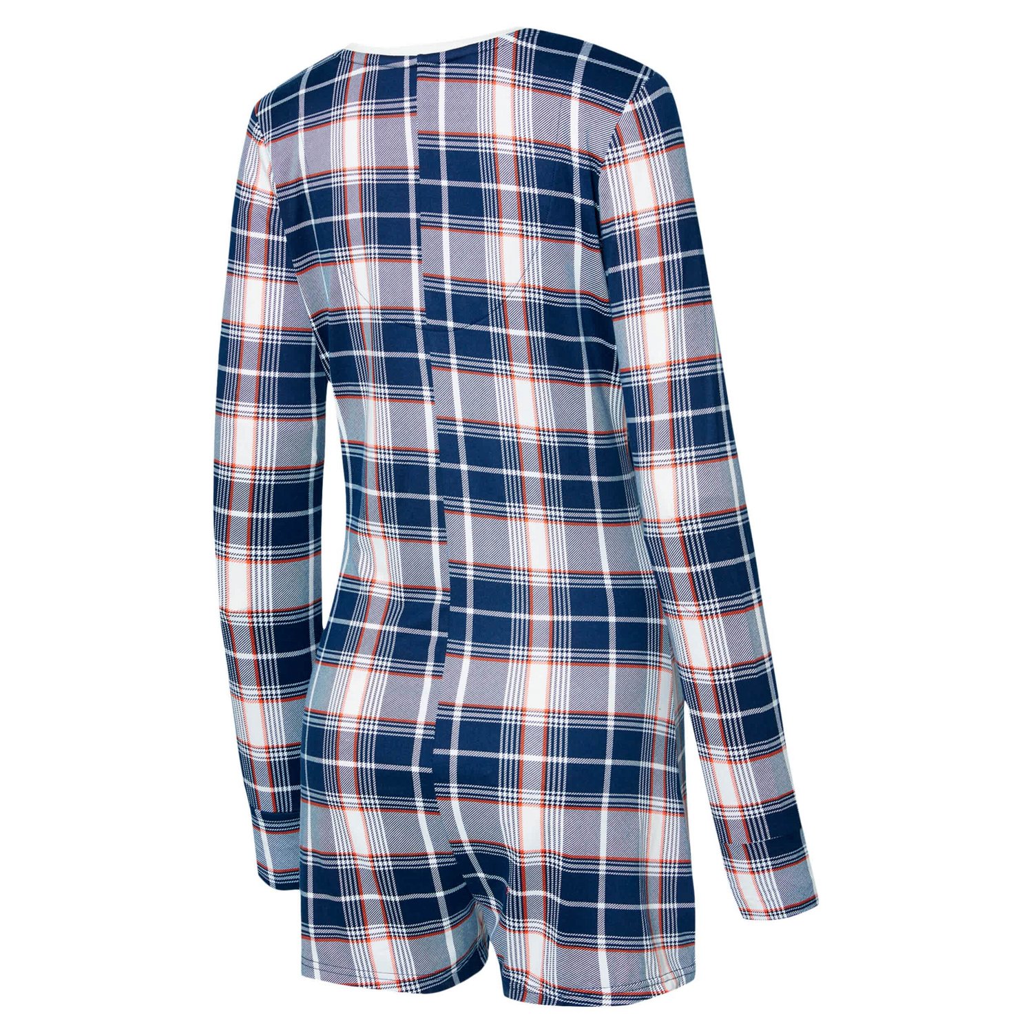 Concepts Sport Houston Astros Ashford Plaid V-Neck Knit Romper - view number 3