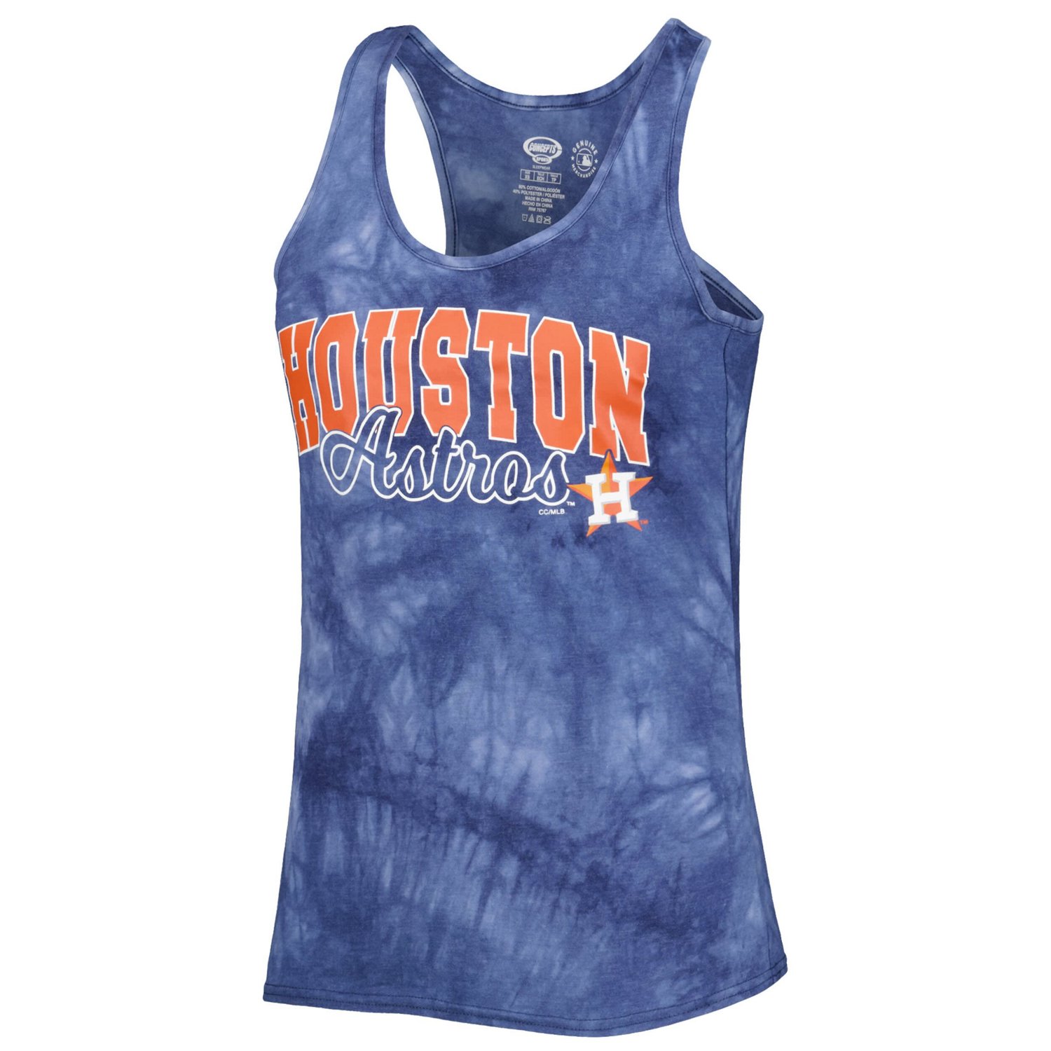 Concepts Sport Houston Astros Billboard Racerback Tank  Shorts Sleep Set - view number 2