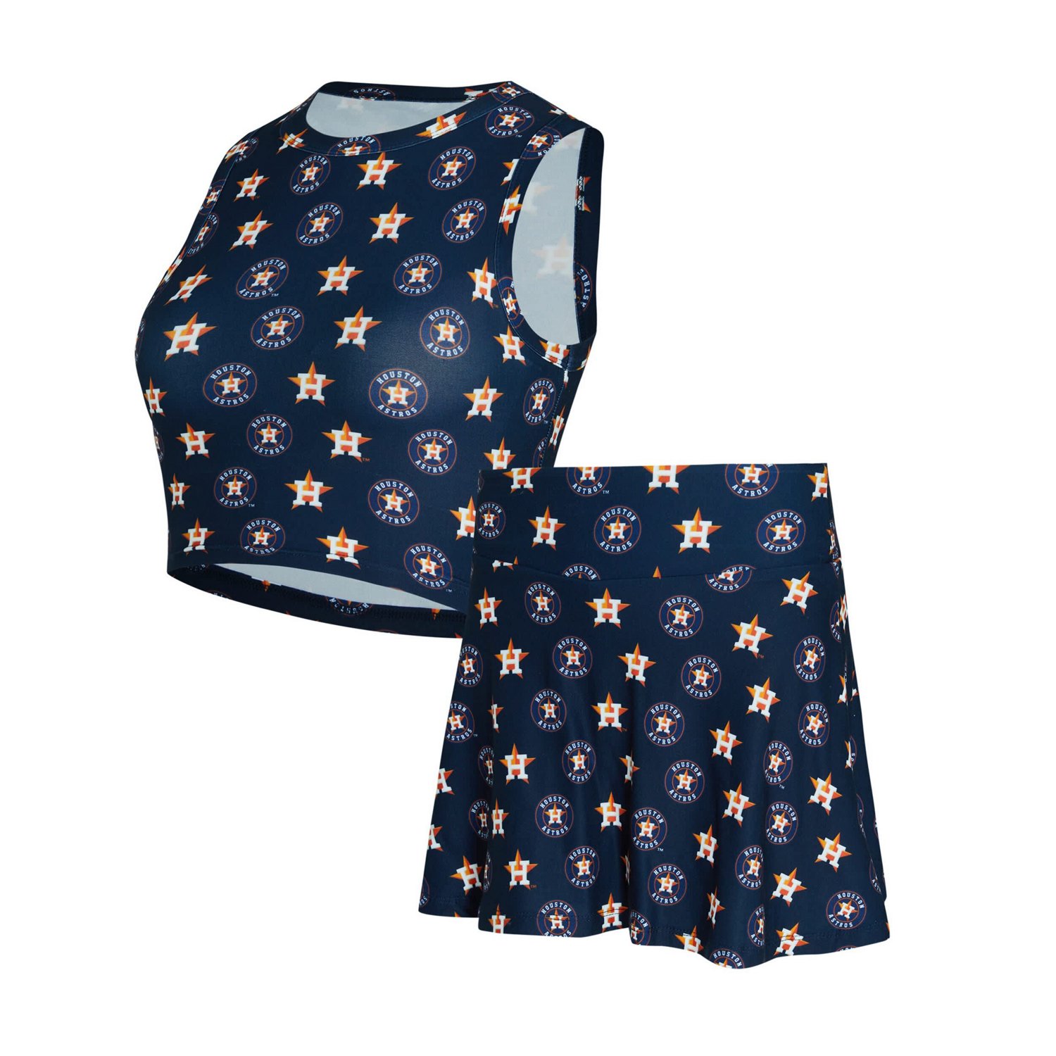 Concepts Sport Houston Astros Knit Tank Top  Skort Set