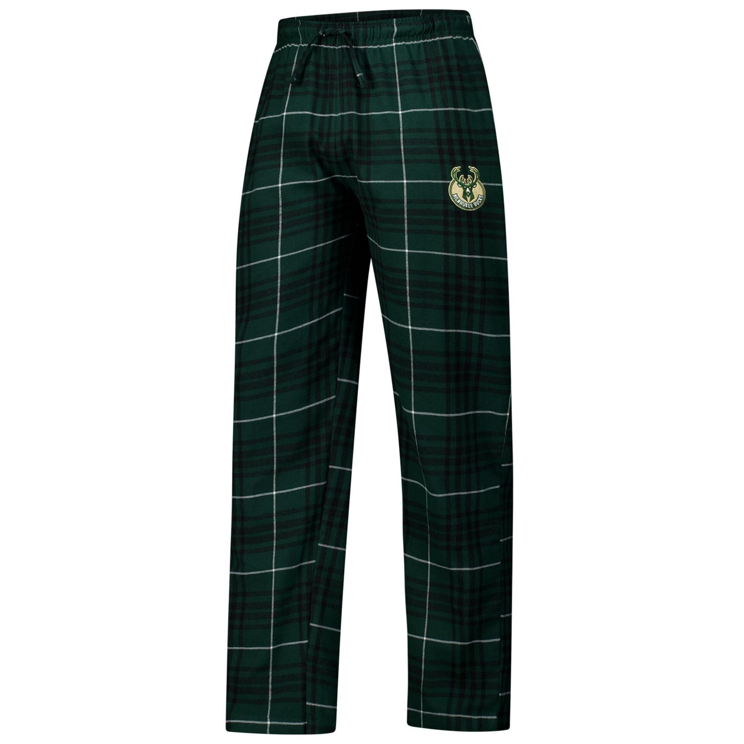 Concepts Sport Hunter Black Milwaukee Bucks Vector T-Shirt  Flannel Pants Sleep Set                                              - view number 4