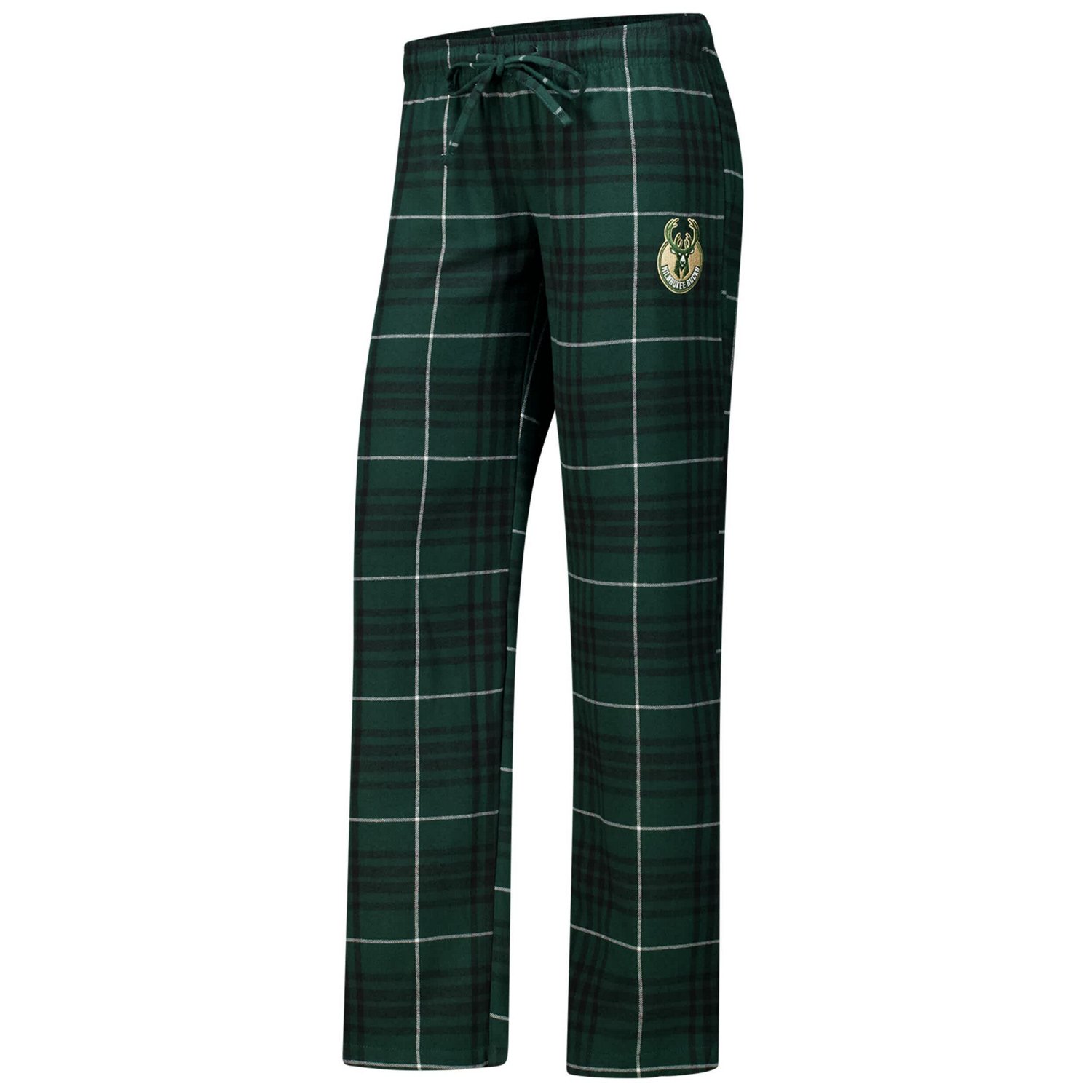 Concepts Sport Hunter Black Milwaukee Bucks Vector T-Shirt  Flannel Pants Sleep Set                                              - view number 4
