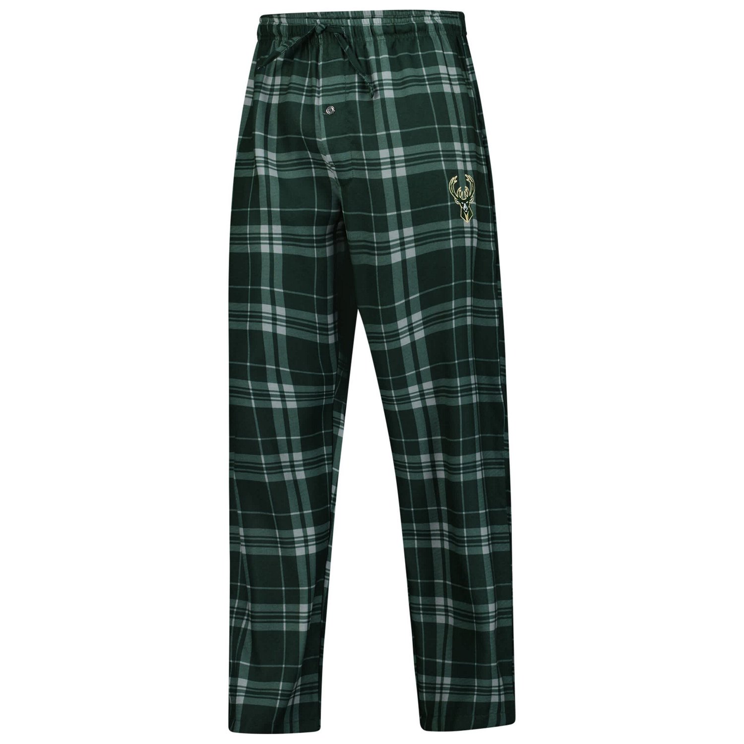 Concepts Sport Hunter Milwaukee Bucks Regulate Long Sleeve T-Shirt  Plaid Pant Set - view number 4