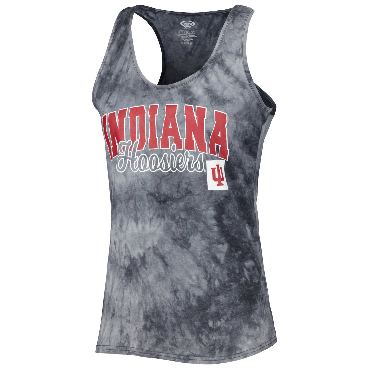 Concepts Sport Indiana Hoosiers Billboard Tie-Dye Tank and Shorts Sleep Set - view number 2