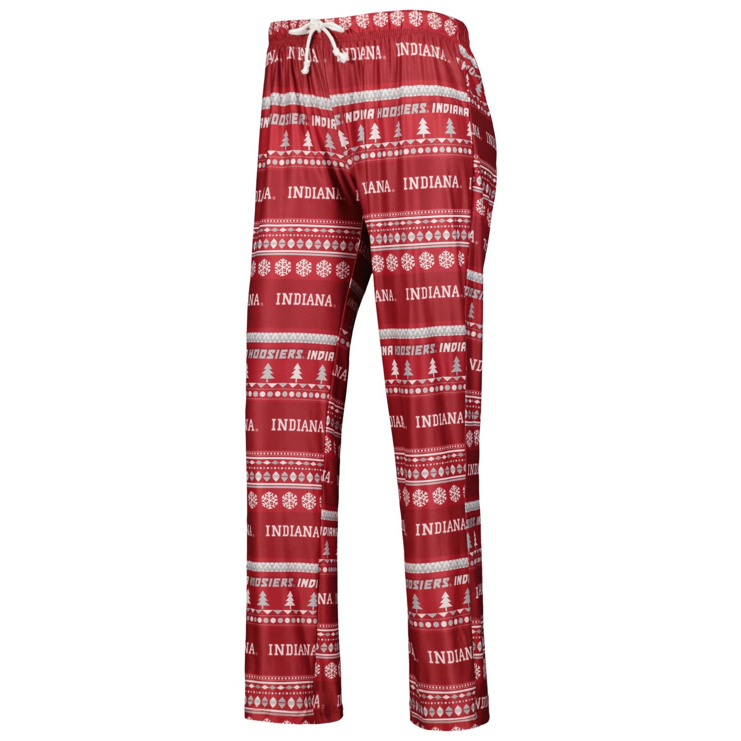Concepts Sport Indiana Hoosiers Holiday Long Sleeve T-Shirt and Pants Sleep Set                                                  - view number 4