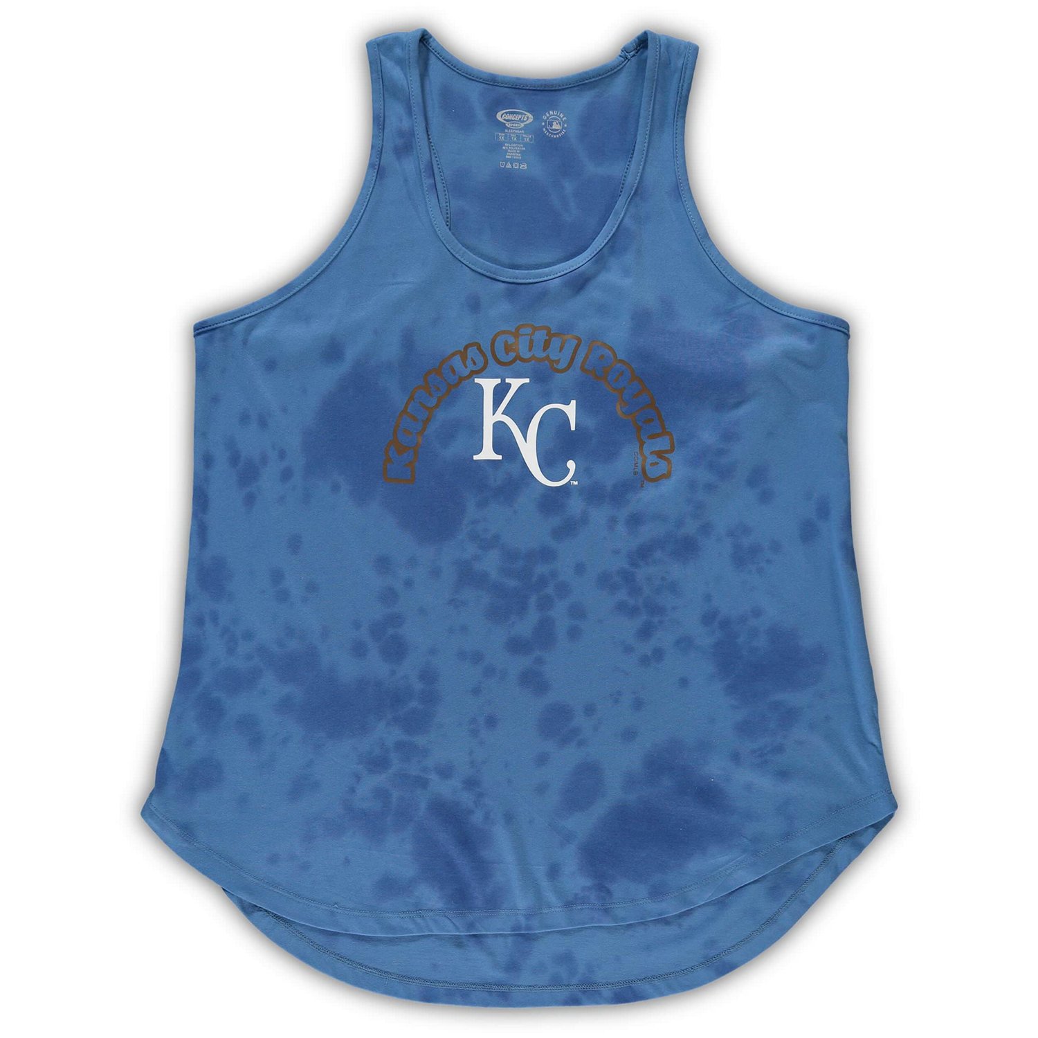 Concepts Sport Kansas City s Plus Size Jersey Tank Top  Pants Sleep Set - view number 2