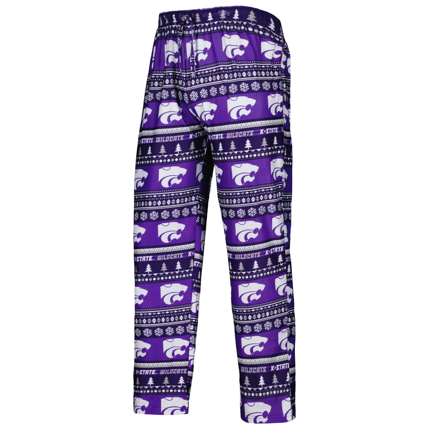 Concepts Sport Kansas State Wildcats Swivel Long Sleeve T-Shirt  Pants Sleep Set - view number 4