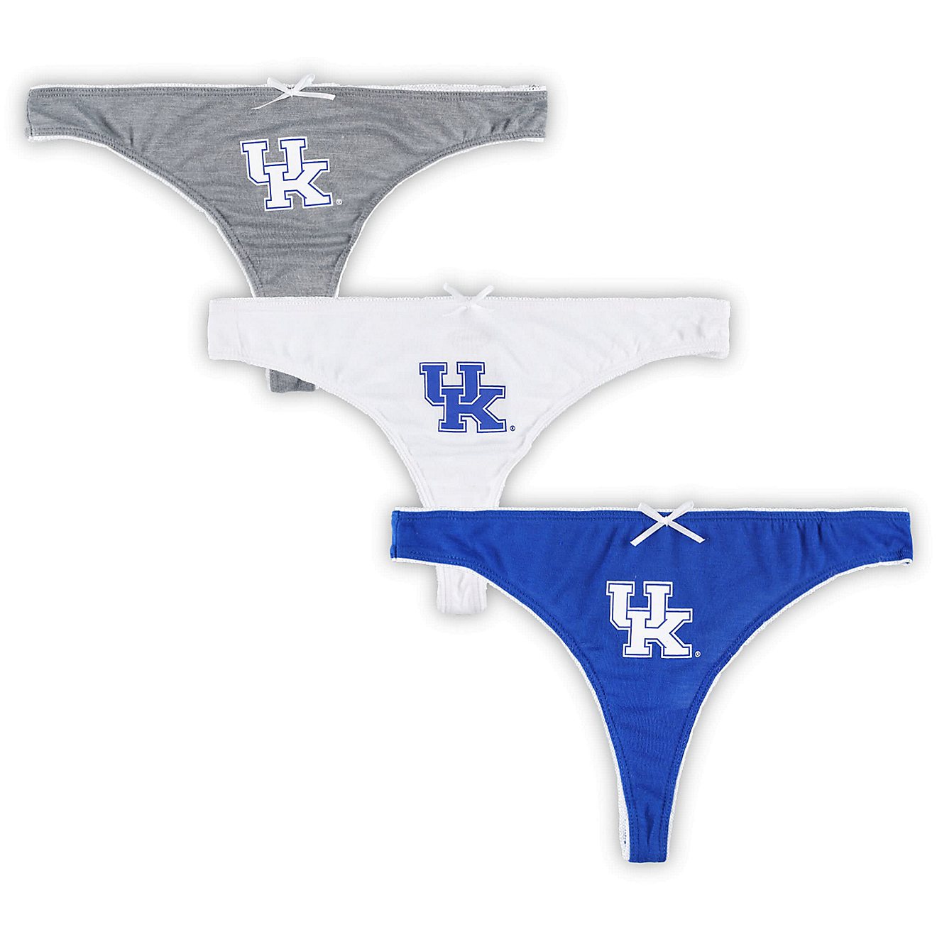 Concepts Sport Kentucky Wildcats Badge 3-Pack Thong Set                                                                          - view number 1