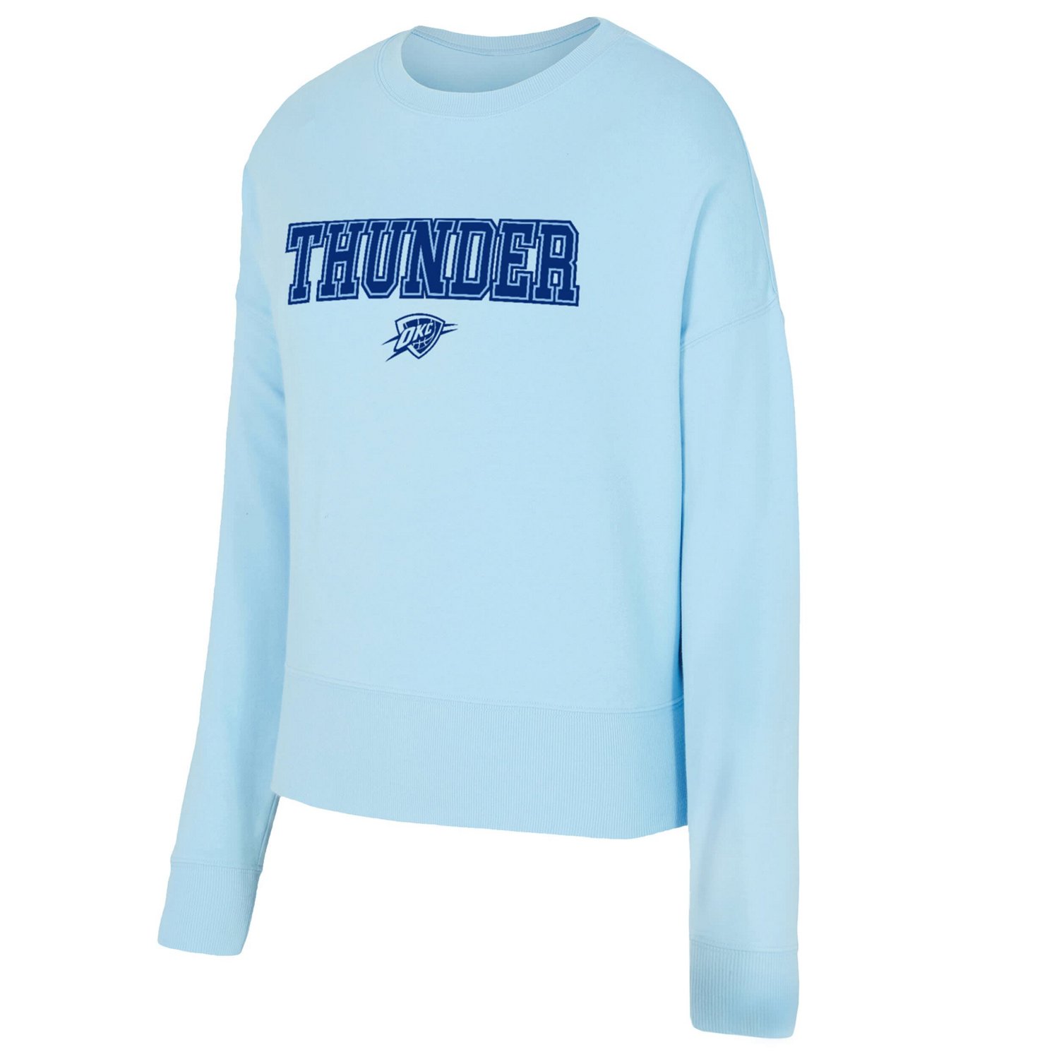 Concepts Sport Light Oklahoma City Thunder Elevation Tri-Blend Long Sleeve T-Shirt  Shorts Set - view number 2
