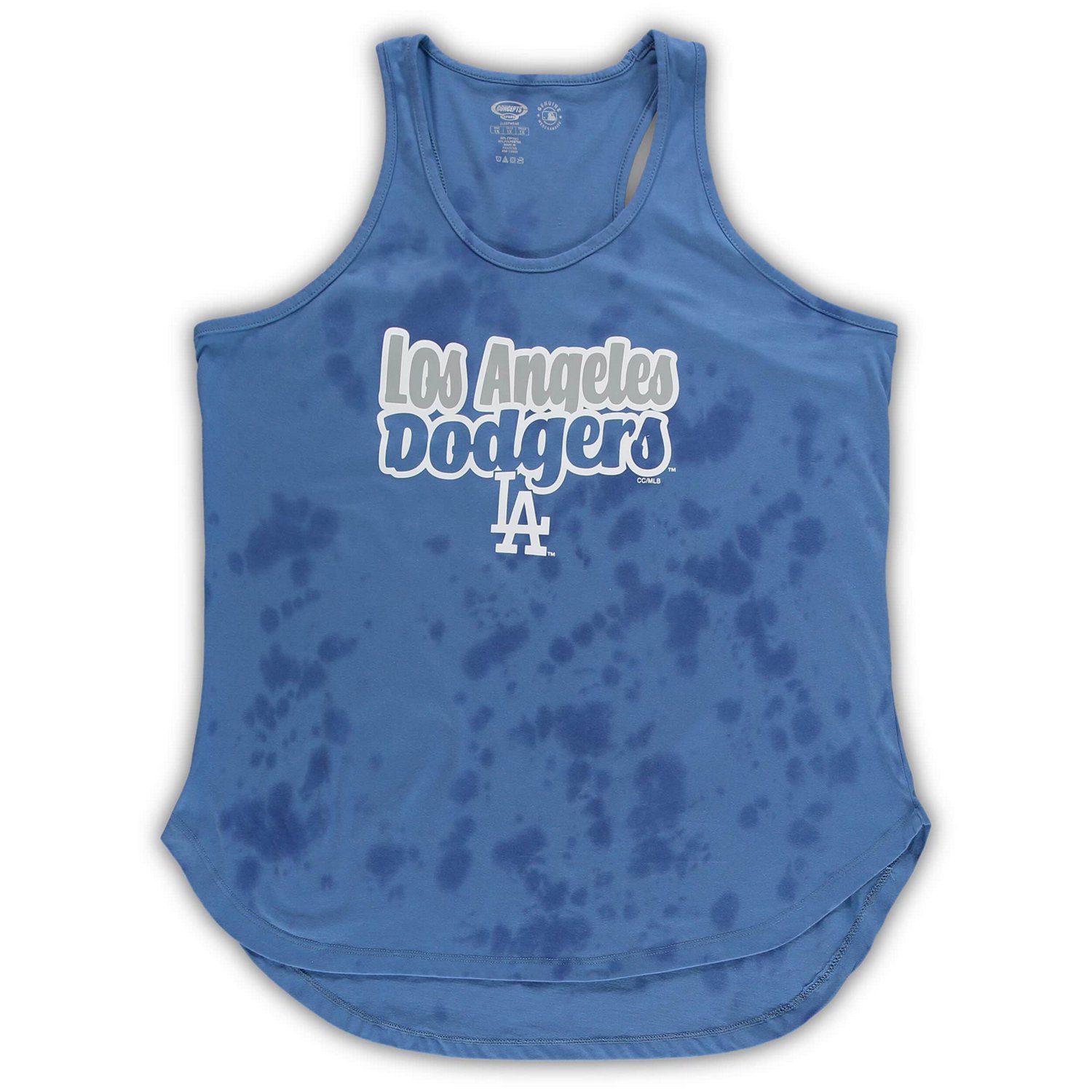 Concepts Sport Los Angeles Dodgers Plus Size Cloud Tank Top  Shorts Sleep Set - view number 2