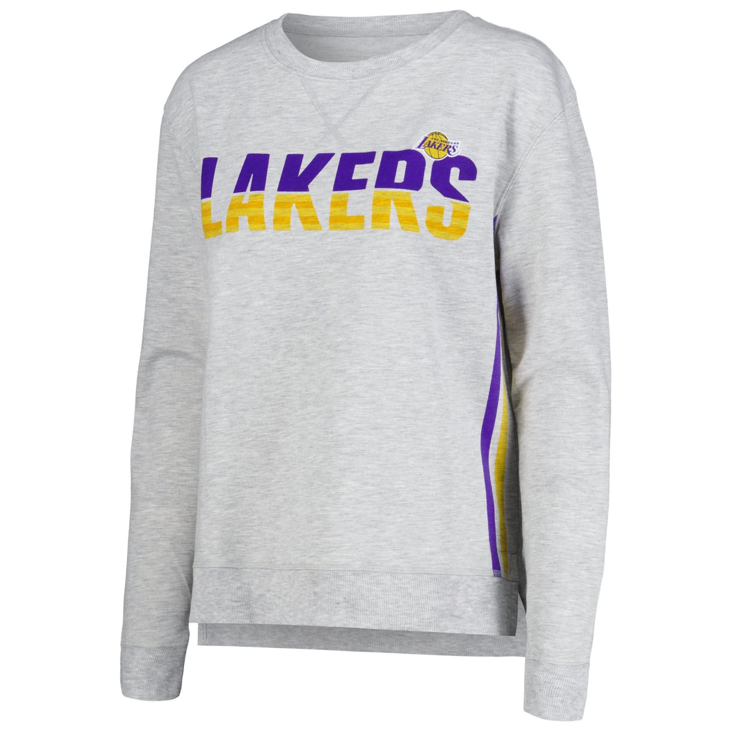Concepts Sport Los Angeles Lakers Cedar Long Sleeve T-Shirt  Shorts Sleep Set                                                    - view number 2