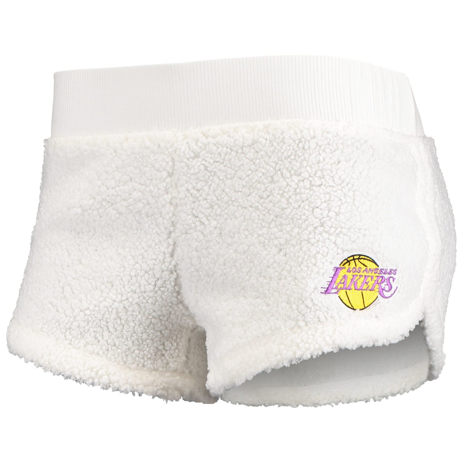 Concepts Sport Los Angeles Lakers Fluffy Long Sleeve Hoodie Top  Shorts Sleep Set                                                - view number 4