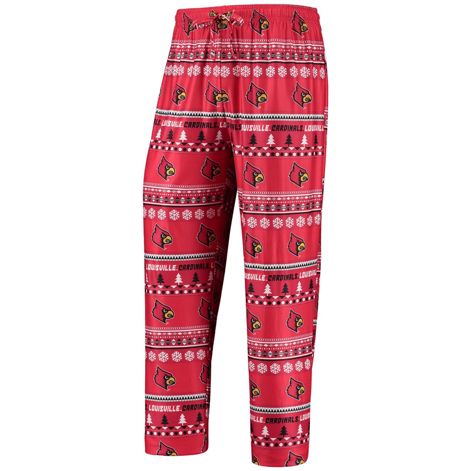 Concepts Sport Louisville Cardinals Ugly Sweater Long Sleeve T-Shirt and Pants Sleep Set - view number 4
