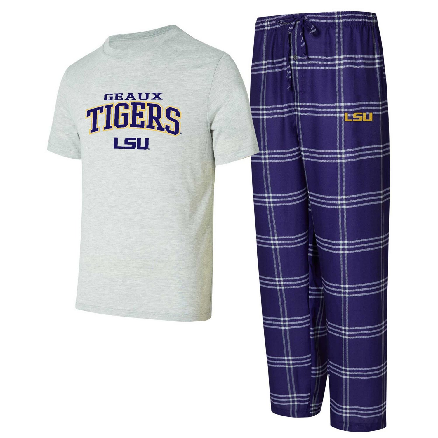 Concepts Sport LSU Tigers T-Shirt  Pants Sleep Set