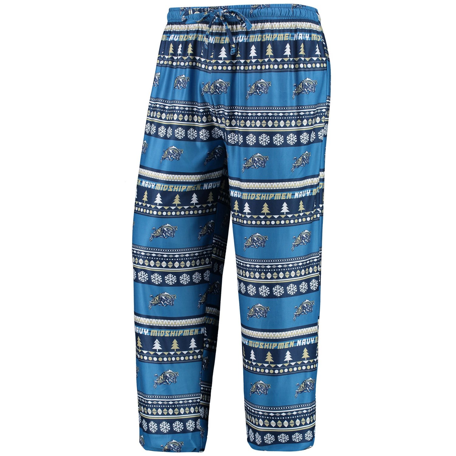 Concepts Sport Midshipmen Ugly Sweater Long Sleeve T-Shirt  Pants Sleep Set                                                      - view number 4