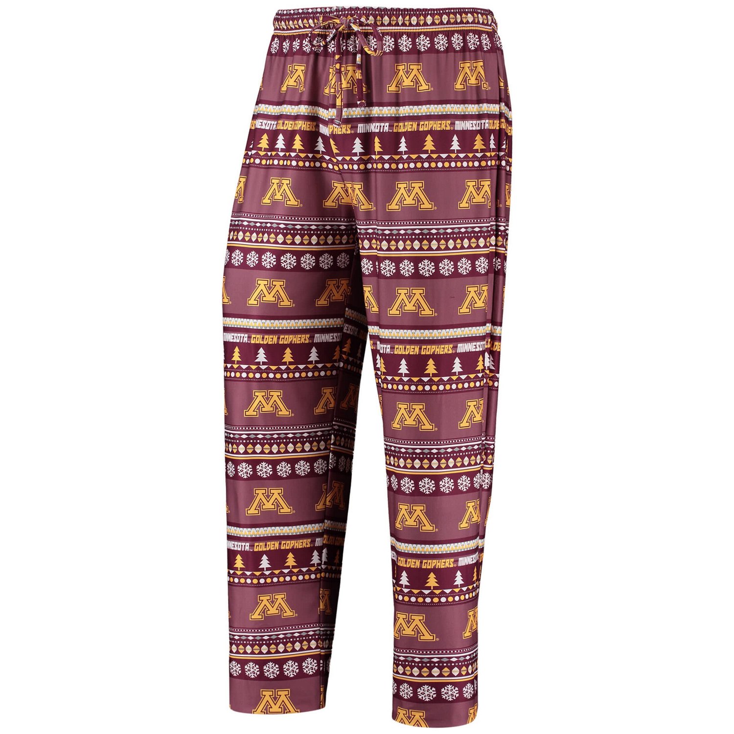 Concepts Sport Minnesota Golden Gophers Ugly Sweater Long Sleeve T-Shirt and Pants Sleep Set - view number 4