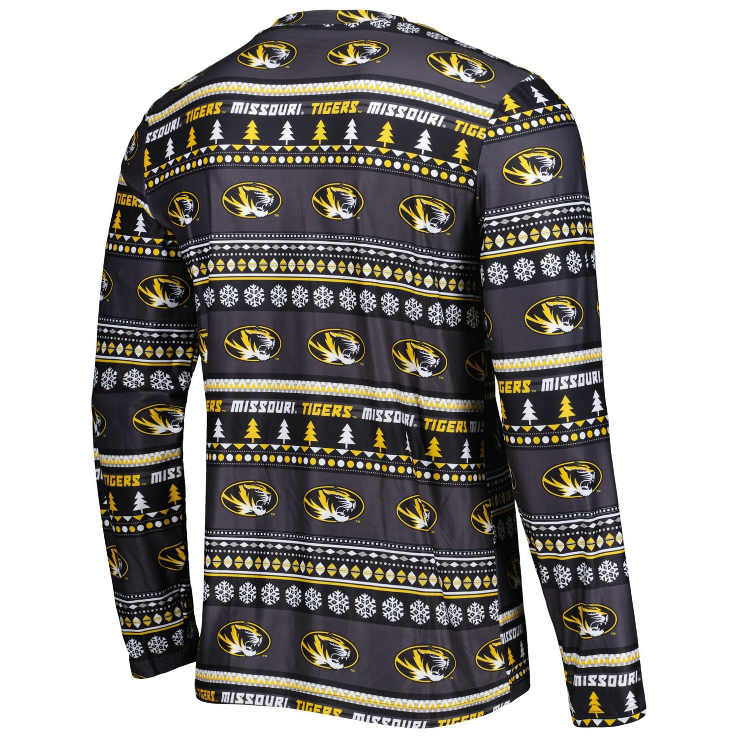 Concepts Sport Missouri Tigers Swivel Long Sleeve T-Shirt  Pants Sleep Set - view number 3
