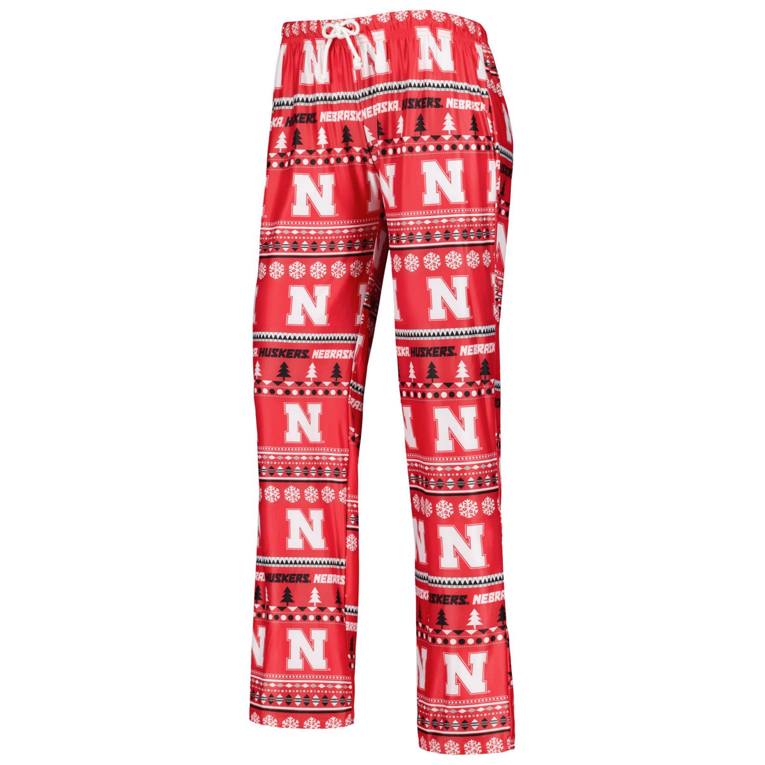 Concepts Sport Nebraska Huskers Holiday Long Sleeve T-Shirt and Pants Sleep Set                                                  - view number 4