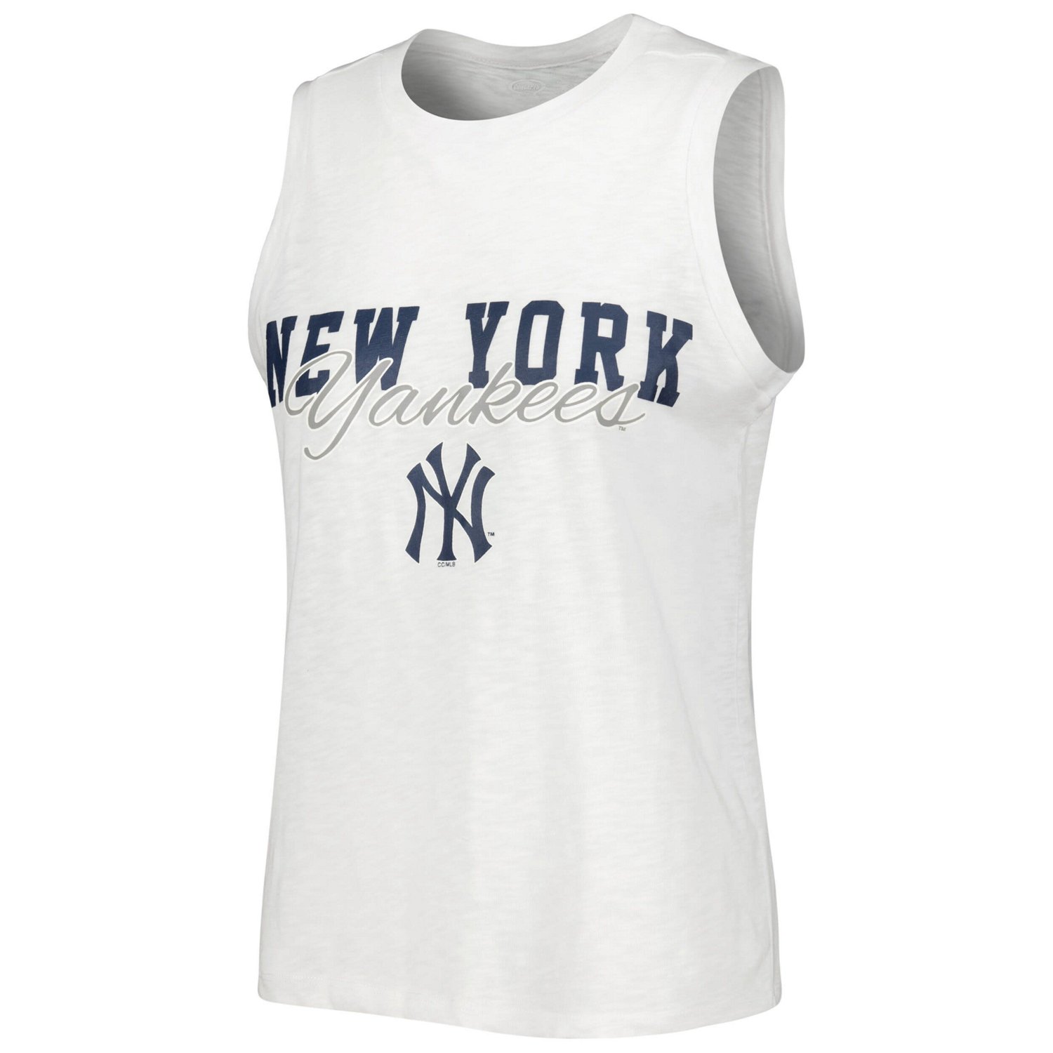 Concepts Sport New York Yankees Reel Pinstripe Tank Top  Shorts Sleep Set - view number 2
