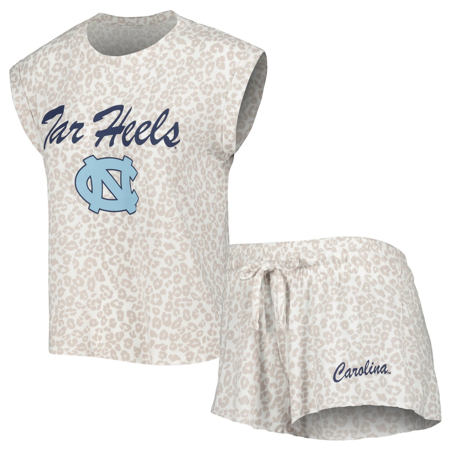 Concepts Sport North Carolina Tar Heels Montana T-Shirt  Shorts Sleep Set