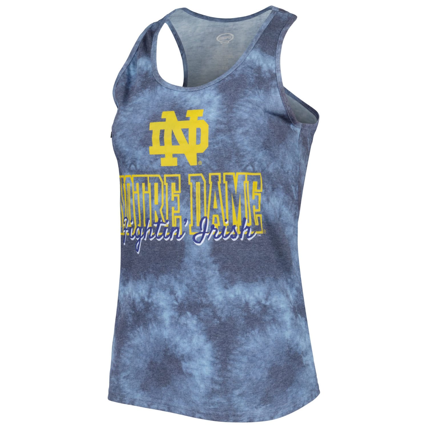 Concepts Sport Notre Dame Fighting Irish Billboard Tie-Dye Tank Top  Shorts Set                                                  - view number 2