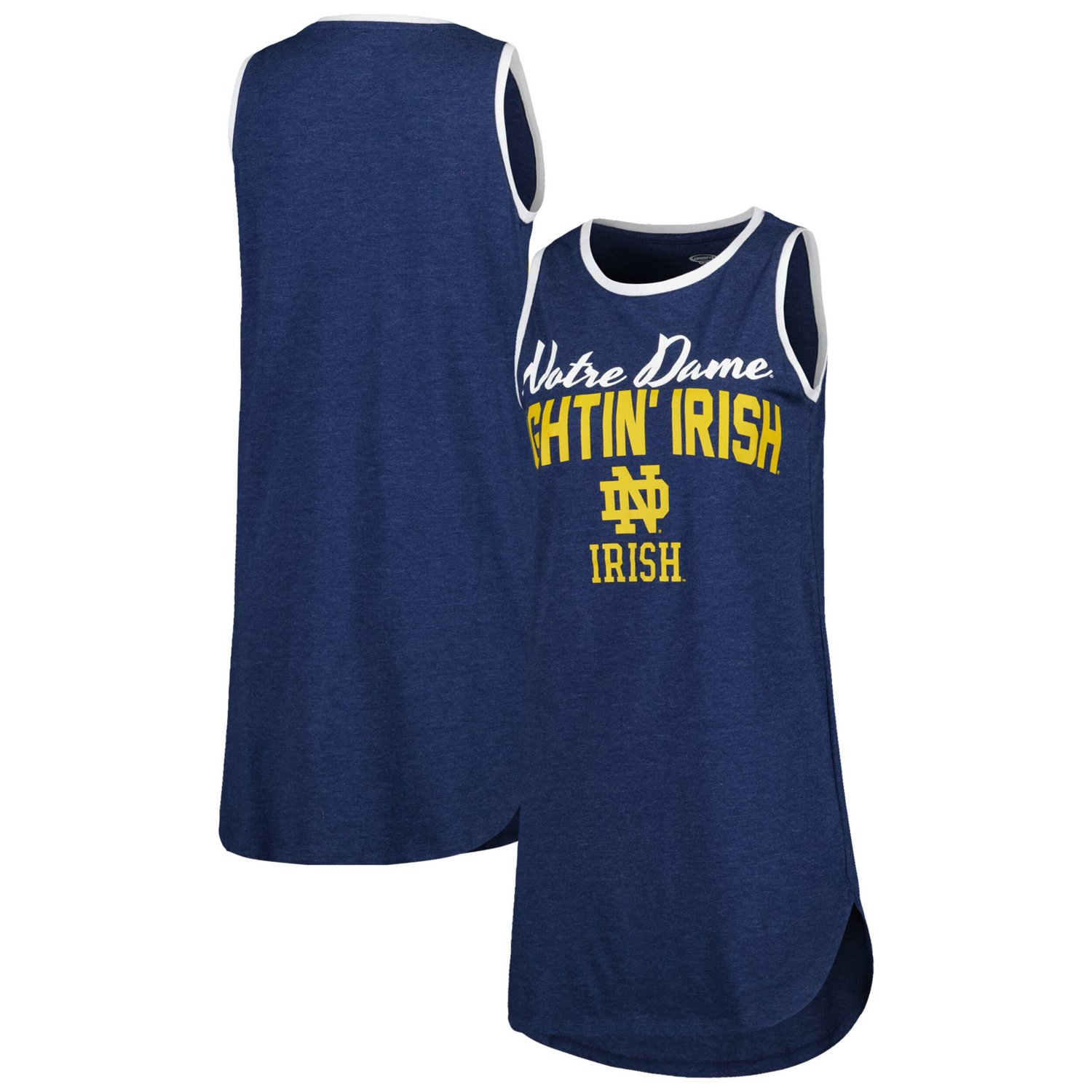Concepts Sport Notre Dame Fighting Irish Tank Nightshirt                                                                         - view number 1