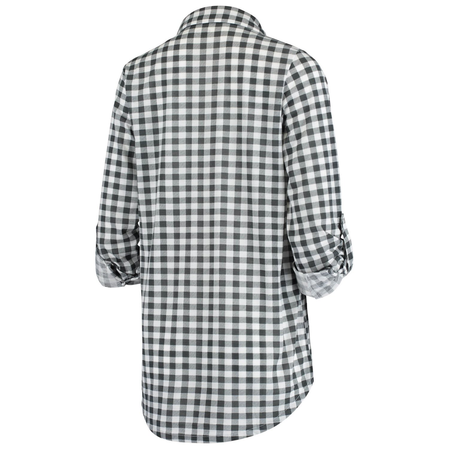 Concepts Sport Oakland Athletics Wanderer Long Sleeve Button-Up Nightshirt                                                       - view number 3