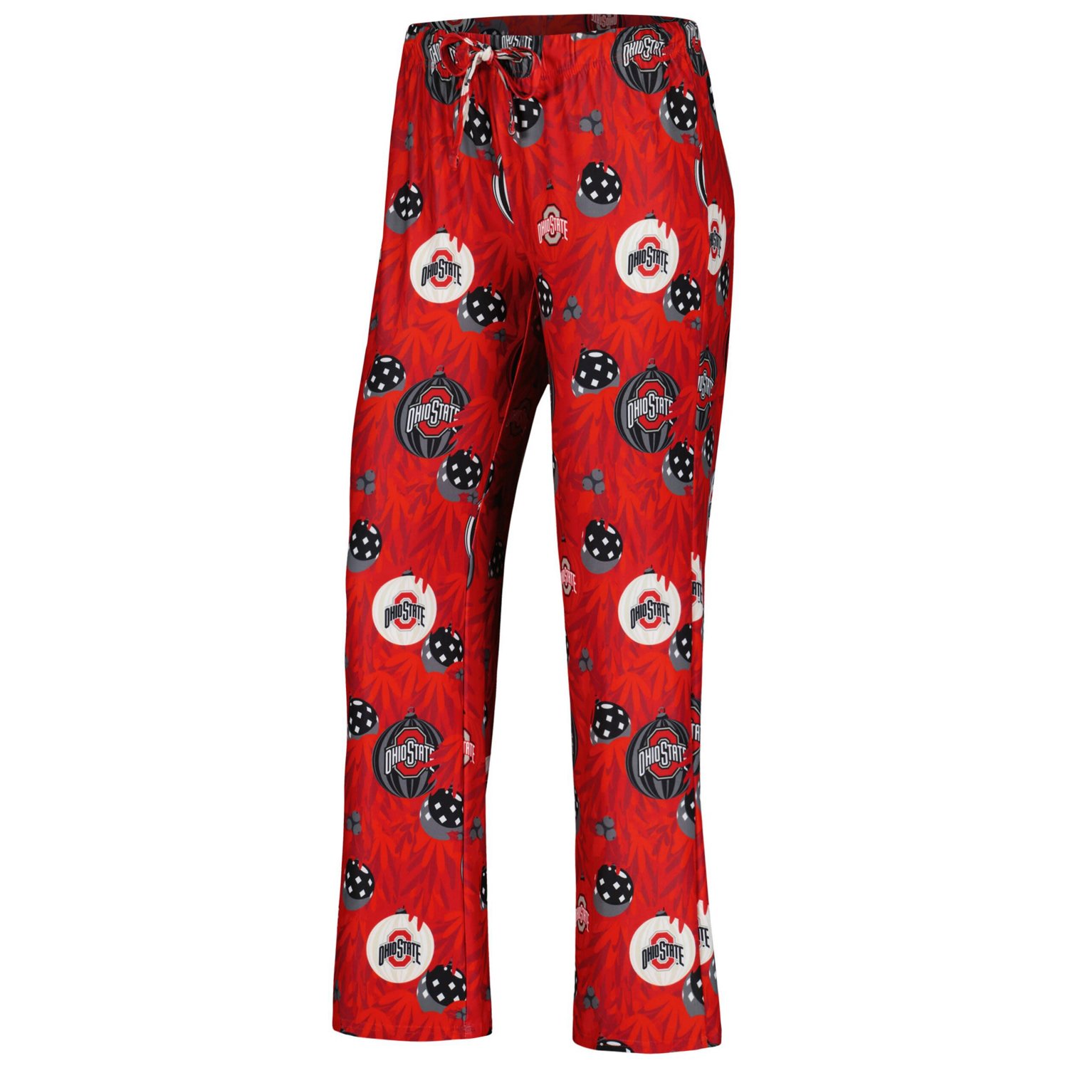 Concepts Sport Ohio State Buckeyes Tinsel Ugly Sweater Long Sleeve T-Shirt  Pants Sleep Set - view number 4