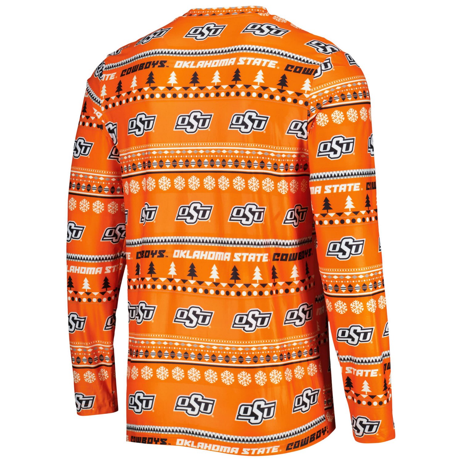 Concepts Sport Oklahoma State Cowboys Swivel Long Sleeve T-Shirt  Pants Sleep Set - view number 3