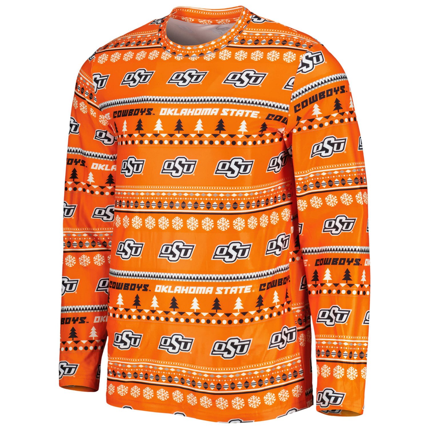 Concepts Sport Oklahoma State Cowboys Swivel Long Sleeve T-Shirt  Pants Sleep Set - view number 2