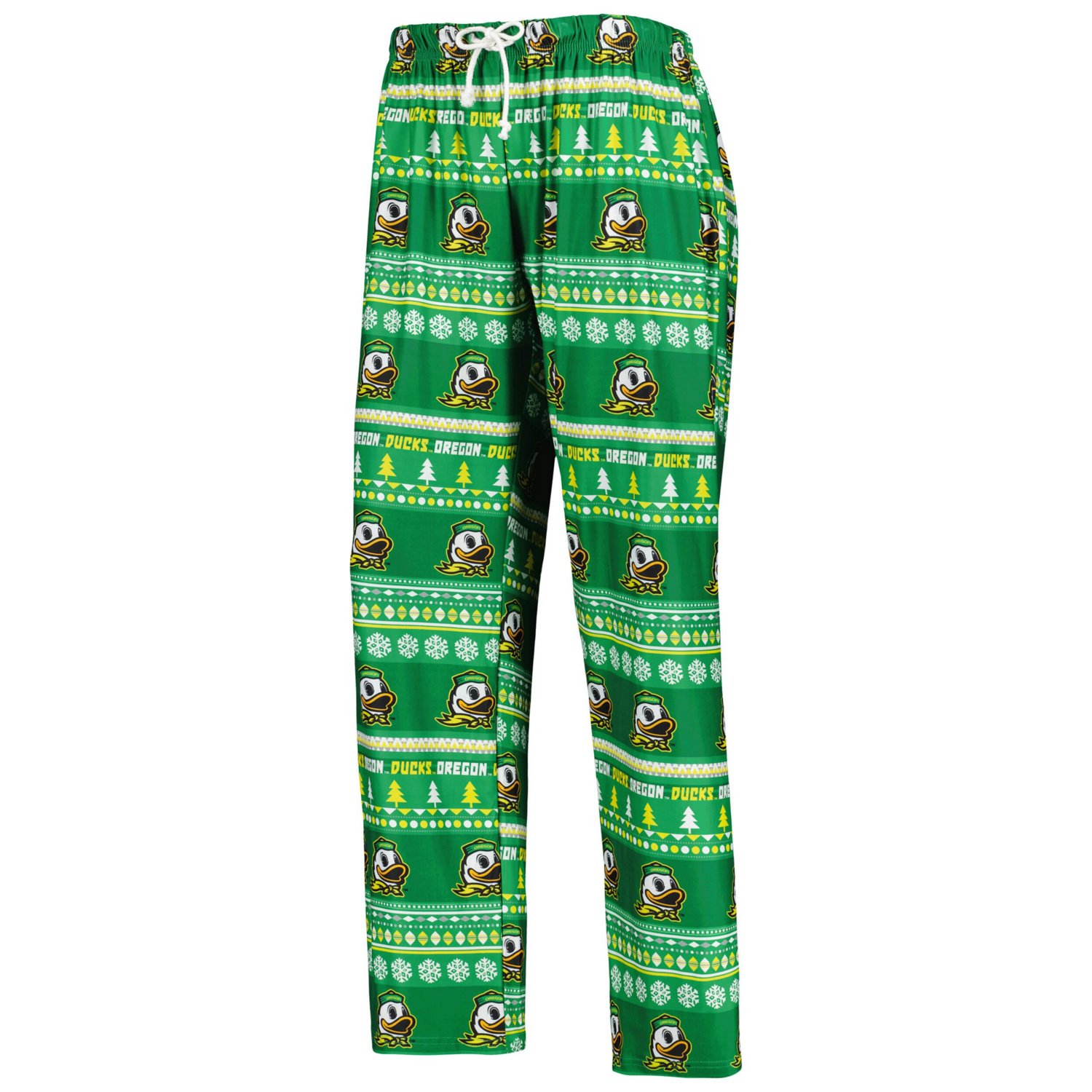 Concepts Sport Oregon Ducks Holiday Long Sleeve T-Shirt and Pants Sleep Set                                                      - view number 4