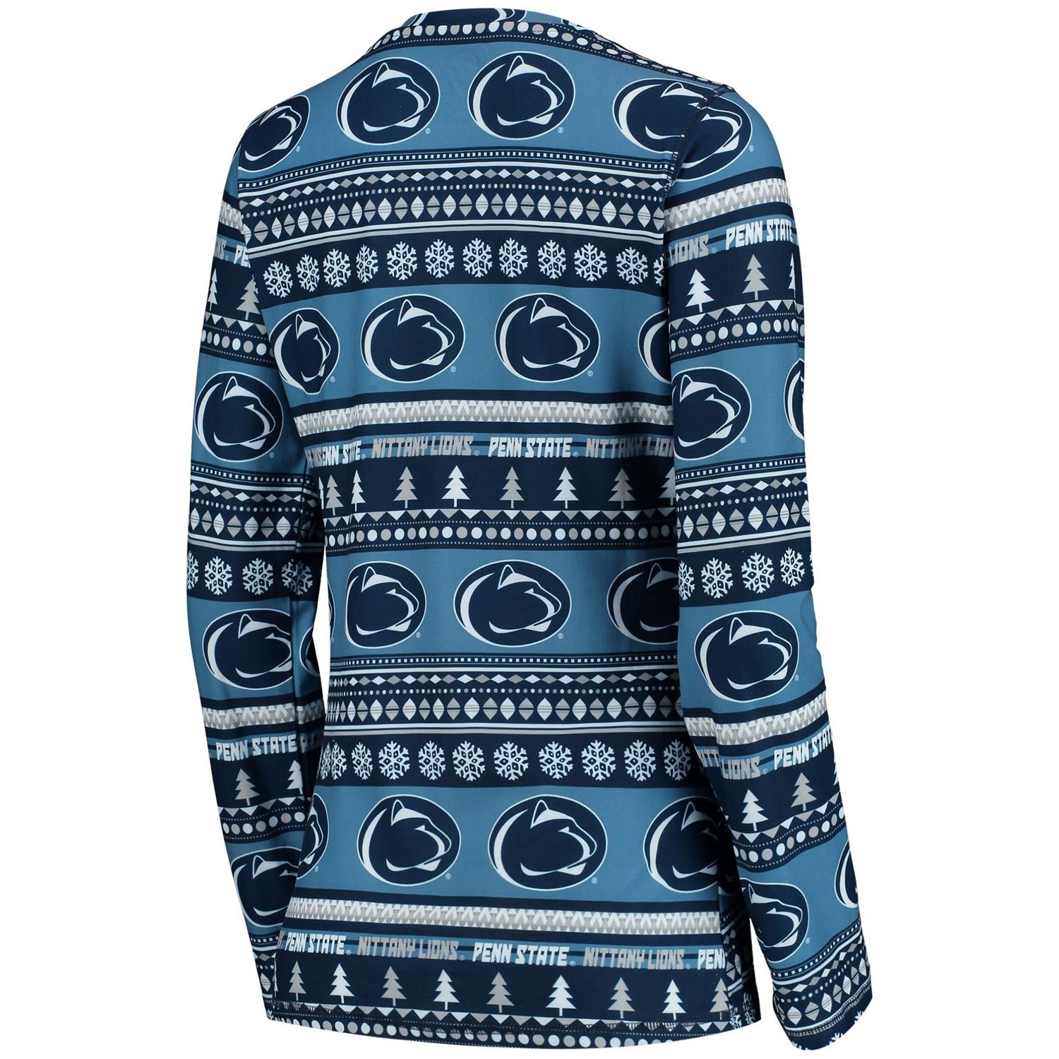 Concepts Sport Penn State Nittany Lions Holiday Long Sleeve T-Shirt  Pants Sleep Set                                             - view number 3