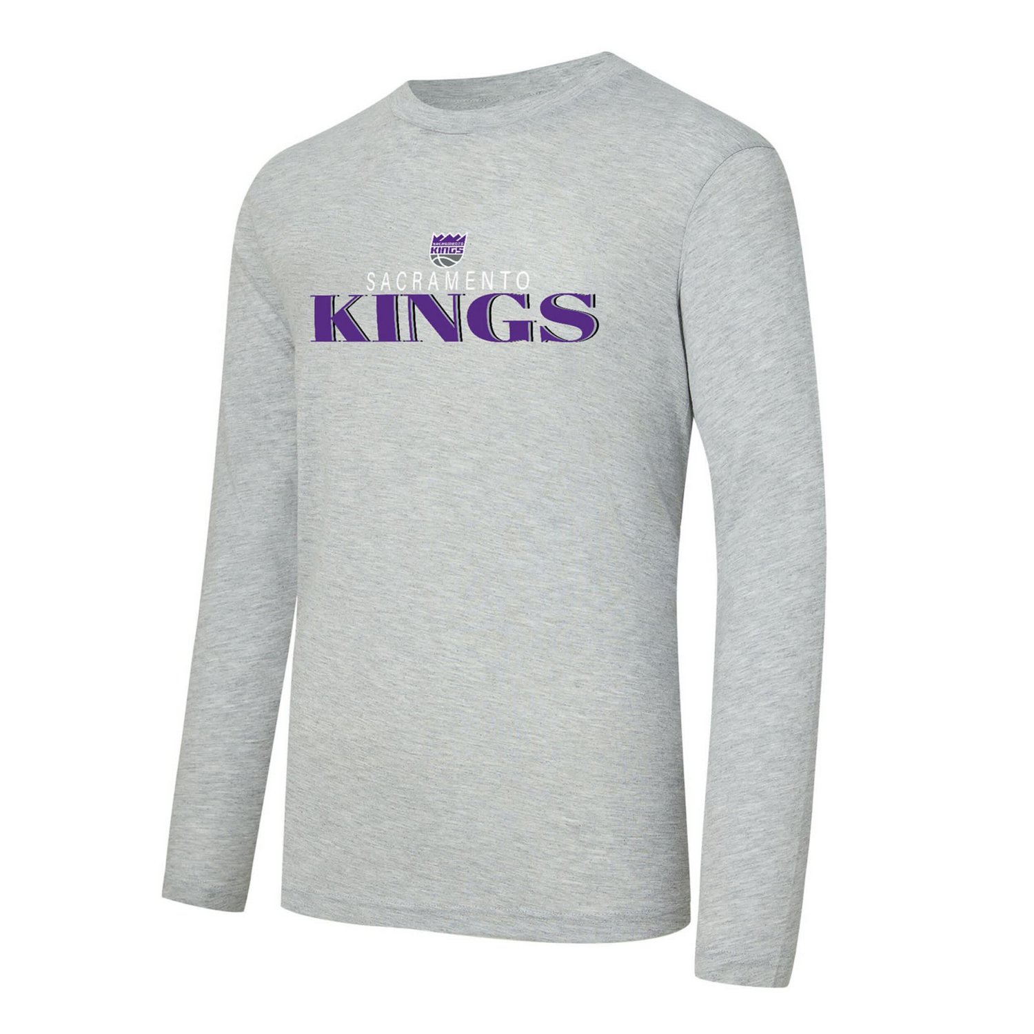 Concepts Sport Sacramento Kings Regulate Long Sleeve T-Shirt  Plaid Pant Set - view number 2