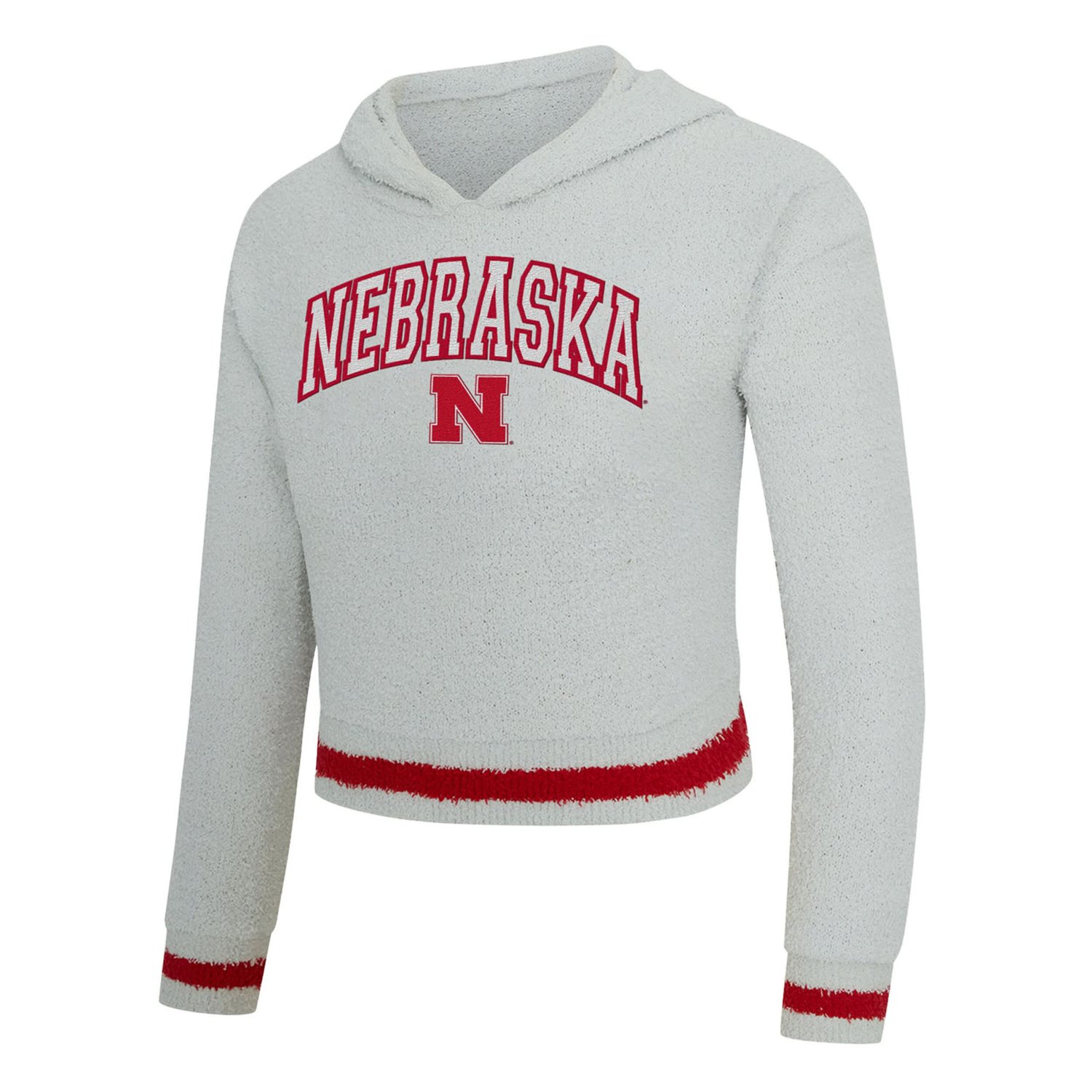 Concepts Sport Scarlet Nebraska Huskers Whitley Long Sleeve Hoodie Top  Shorts Set - view number 2