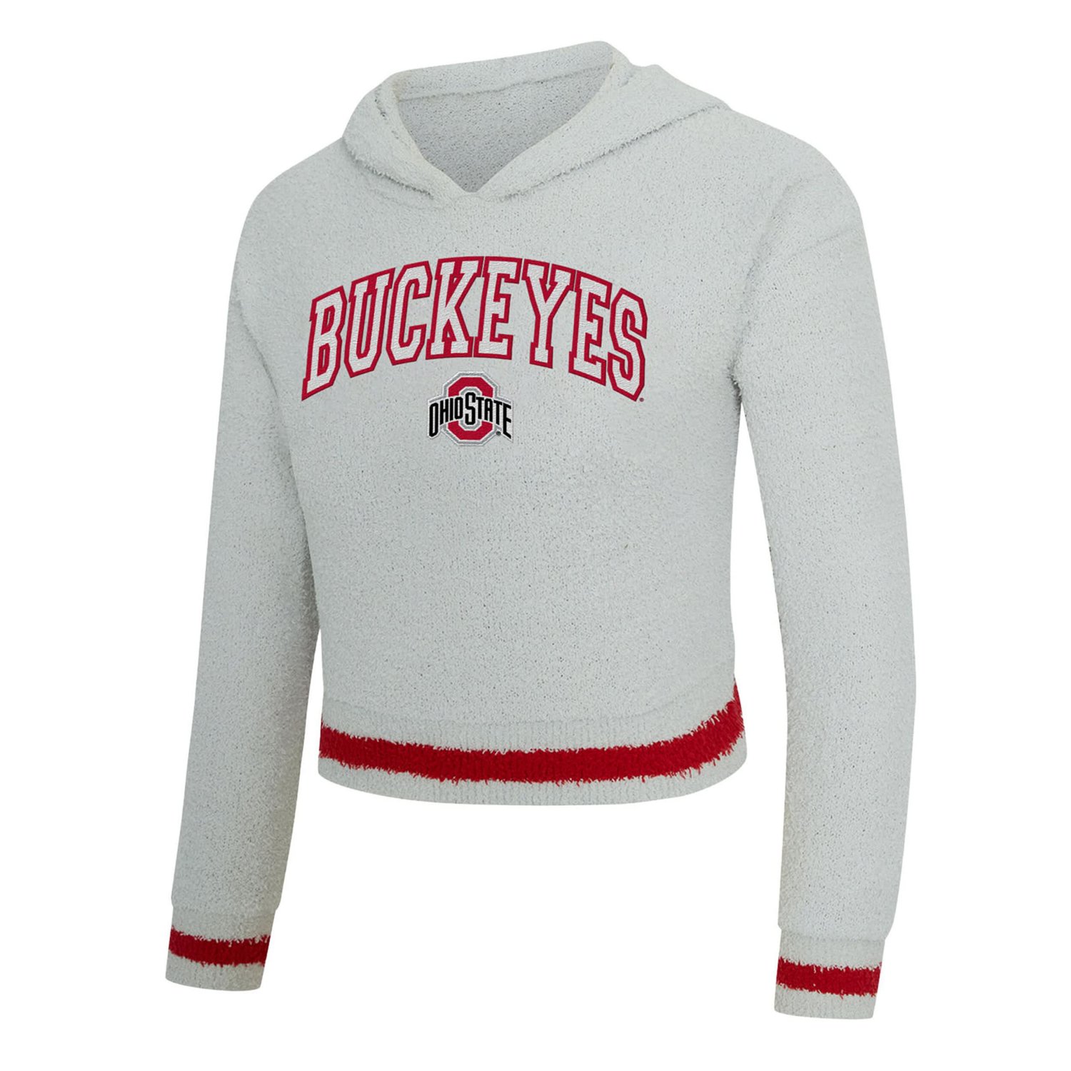 Concepts Sport Scarlet Ohio State Buckeyes Whitley Long Sleeve Hoodie Top  Shorts Set - view number 2