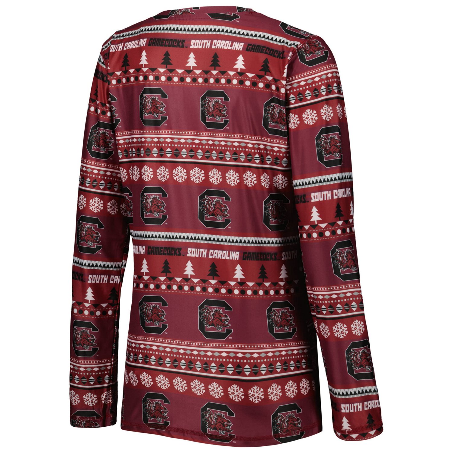 Concepts Sport South Carolina Gamecocks Holiday Long Sleeve T-Shirt and Pants Sleep Set                                          - view number 3